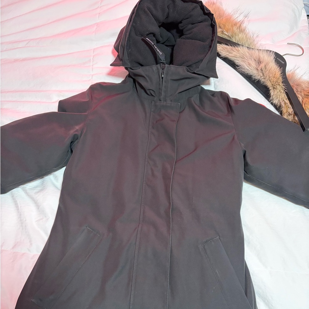 Canada Goose Women's Black Hooded Ski Jacket